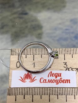 *Кольцо р.18 Хризолит арт. 01-1539/00ХР-00-536 Вес 2,64 г - фото 275650