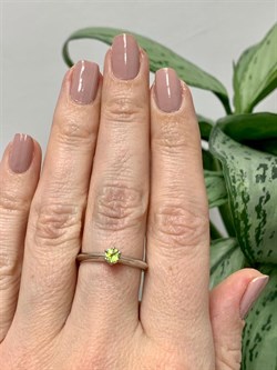 *Кольцо р.17,5 Хризолит арт. 01-1539/00ХР-00-499 Вес 2,52 г - фото 275655 *Кольцо р.17,5 Хризолит арт. 01-1539/00ХР-00-499 Вес 2,52 г - фото 275655