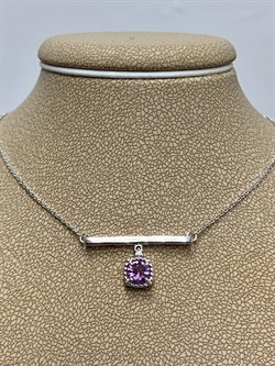 *Колье р.45  Аметист иск арт. 06-2098/ЮСАМ-00-020 Вес 2,45 г - фото 275672 *Колье р.45  Аметист иск арт. 06-2098/ЮСАМ-00-020 Вес 2,45 г - фото 275672