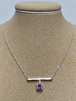 *Колье р.45  Аметист иск арт. 06-2098/ЮСАМ-00-020 Вес 2,45 г - фото 275674 *Колье р.45  Аметист иск арт. 06-2098/ЮСАМ-00-020 Вес 2,45 г - фото 275674