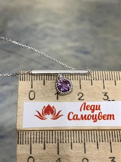 *Колье р.45  Аметист иск арт. 06-2098/ЮСАМ-00-020 Вес 2,45 г - фото 275676 *Колье р.45  Аметист иск арт. 06-2098/ЮСАМ-00-020 Вес 2,45 г - фото 275676