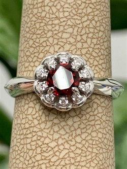 *Кольцо р.16,5 Гранат Пироп арт. 01-2163/00ГР-00-315 Вес 3,10 г - фото 275722 *Кольцо р.16,5 Гранат Пироп арт. 01-2163/00ГР-00-315 Вес 3,10 г - фото 275722