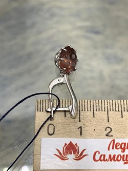 *Серьги иск Морганит арт. 02-1832/0МГК-00-678 вес 4,72 г - фото 275756