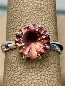 *Кольцо р.17,5  иск Морганит арт. 01-1832/0МГК-00-593 вес 2,69 г - фото 275764