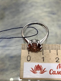 *Кольцо р.17,5  иск Морганит арт. 01-1832/0МГК-00-593 вес 2,69 г - фото 275765