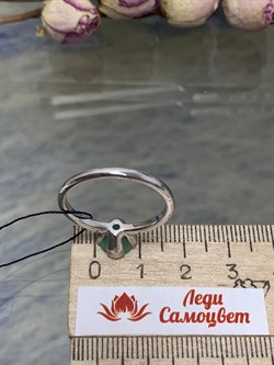 *Кольцо р.20 Мятный Агат иск арт. 01-2214/ЮСЛЗ-00-194 вес 3,43 г - фото 275912 *Кольцо р.20 Мятный Агат иск арт. 01-2214/ЮСЛЗ-00-194 вес 3,43 г - фото 275912