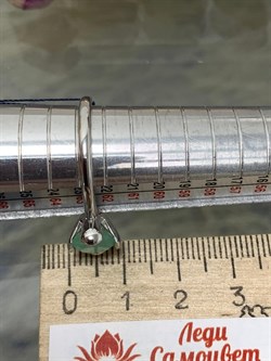 *Кольцо р.20 Мятный Агат иск арт. 01-2214/ЮСЛЗ-00-194 вес 3,43 г - фото 275918 *Кольцо р.20 Мятный Агат иск арт. 01-2214/ЮСЛЗ-00-194 вес 3,43 г - фото 275918