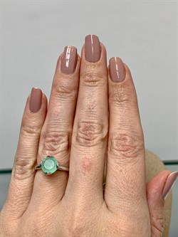 *Кольцо р.16 Мятный Агат иск арт. 01-2214/ЮСЛЗ-00-204 вес 2,98 г - фото 275920 *Кольцо р.16 Мятный Агат иск арт. 01-2214/ЮСЛЗ-00-204 вес 2,98 г - фото 275920