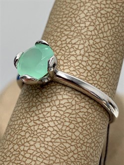 *Кольцо р.16 Мятный Агат иск арт. 01-2214/ЮСЛЗ-00-204 вес 2,98 г - фото 275923 *Кольцо р.16 Мятный Агат иск арт. 01-2214/ЮСЛЗ-00-204 вес 2,98 г - фото 275923