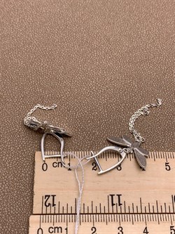 *Серьги Стрекозы Эмаль Синяя арт. 02-4670-01-000-0200-71-626 вес 3,74 г - фото 275999 *Серьги Стрекозы Эмаль Синяя арт. 02-4670-01-000-0200-71-626 вес 3,74 г - фото 275999