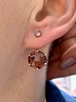 *Серьги Пусеты Трансформеры иск Морганит арт. 02-2079/0ТМК-00-767 вес 5,41 г - фото 276047 *Серьги Пусеты Трансформеры иск Морганит арт. 02-2079/0ТМК-00-767 вес 5,41 г - фото 276047