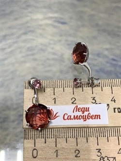 *Серьги Пусеты Трансформеры иск Морганит арт. 02-2079/0ТМК-00-767 вес 5,41 г - фото 276049 *Серьги Пусеты Трансформеры иск Морганит арт. 02-2079/0ТМК-00-767 вес 5,41 г - фото 276049