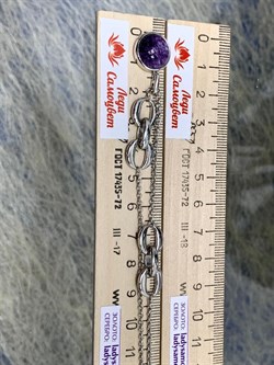 *Колье р.55-60 Чароит арт. 06-2639/0ЧРТ-00-535 вес 11,8 г - фото 276107