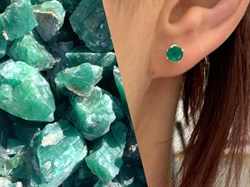 *Серьги Бабочки Пусеты Трансформеры Зеленый Агат Халцедон Эмаль арт. 02-4668-00-274-0200-68-315 вес 4,26 г - фото 276112 *Серьги Бабочки Пусеты Трансформеры Зеленый Агат Халцедон Эмаль арт. 02-4668-00-274-0200-68-315 вес 4,26 г - фото 276112