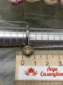 *Кольцо р.17,5 Опал Эфиопия арт. 01-2730/00ОБ-00-489 вес 3,58 г - фото 276130