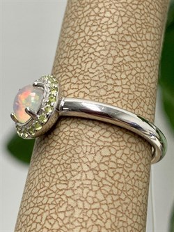 *Кольцо р.17,5 Опал Эфиопия арт. 01-2730/00ОБ-00-489 вес 3,58 г - фото 276135