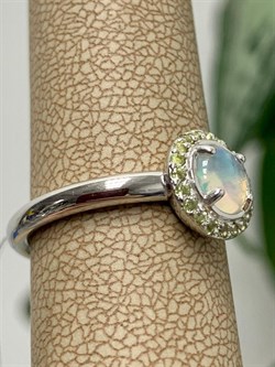 *Кольцо р.17,5 Опал Эфиопия арт. 01-2730/00ОБ-00-498 вес 3,65 г - фото 276144