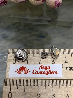 *Серьги Пусеты Опал Эфиопия арт. 02-2730/00ОБ-00-413 вес 3,63 г - фото 276173