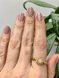 *Кольцо р.19,5 Опал Эфиопия арт. 01-2730/00ОБ-08-560 вес 4,03 г - фото 276178