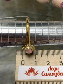 *Кольцо р.19,5 Опал Эфиопия арт. 01-2730/00ОБ-08-560 вес 4,03 г - фото 276181