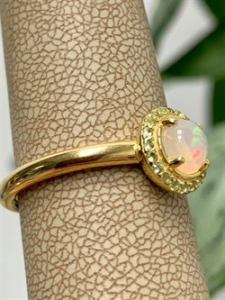 *Кольцо р.19,5 Опал Эфиопия арт. 01-2730/00ОБ-08-560 вес 4,03 г - фото 276187