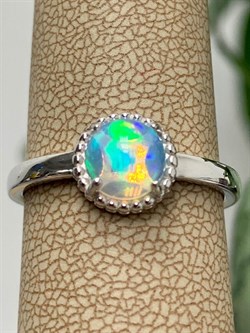 *Кольцо р.19 Опал Эфиопия арт. 01-2790/00ОБ-00-008 вес 2,65 г - фото 276216