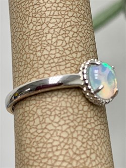 *Кольцо р.18 Опал Эфиопия арт. 01-2790/00ОБ-00-999 вес 2,32 г - фото 276236