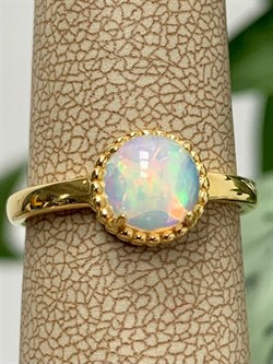 *Кольцо р.17,5 Опал Эфиопия арт. 01-2790/00ОБ-08-311 вес 2,34 г - фото 276297