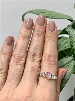 *Кольцо р.18 Опал Эфиопия арт. 01-2722/00ОБ-06-393 вес 2,57 г - фото 276443