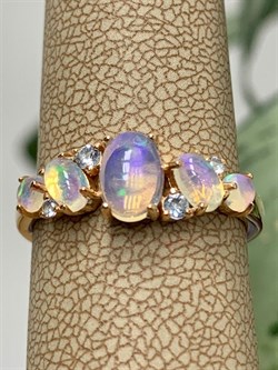 *Кольцо р.18 Опал Эфиопия арт. 01-2722/00ОБ-06-393 вес 2,57 г - фото 276445