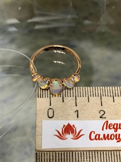 *Кольцо р.18 Опал Эфиопия арт. 01-2722/00ОБ-06-393 вес 2,57 г - фото 276451
