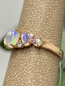 *Кольцо р.18 Опал Эфиопия арт. 01-2722/00ОБ-06-393 вес 2,57 г - фото 276453