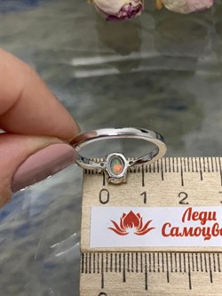 *Кольцо р.19 Опал Эфиопия арт. 01-2723/00ОБ-00-241 вес 2,97 г - фото 276461