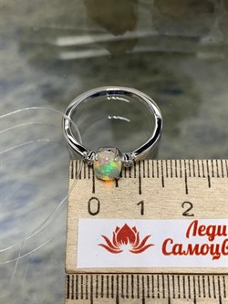 *Кольцо р.19 Опал Эфиопия арт. 01-2723/00ОБ-00-241 вес 2,97 г - фото 276462