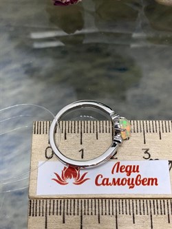 *Кольцо р.19 Опал Эфиопия арт. 01-2723/00ОБ-00-241 вес 2,97 г - фото 276463