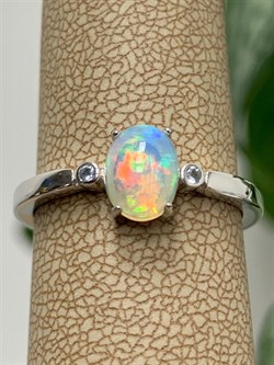 *Кольцо р.19 Опал Эфиопия арт. 01-2723/00ОБ-00-241 вес 2,97 г - фото 276464