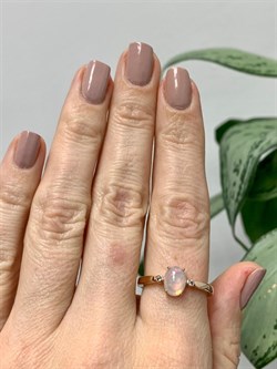 *Кольцо р.18 Опал Эфиопия арт. 01-2723/00ОБ-08-536 вес 2,88 г - фото 276489