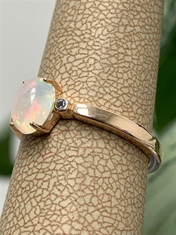 *Кольцо р.18 Опал Эфиопия арт. 01-2723/00ОБ-08-536 вес 2,88 г - фото 276495