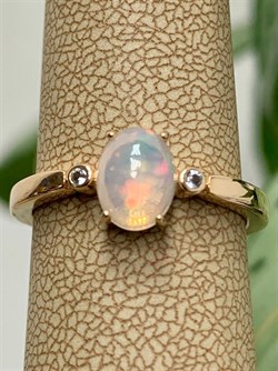 *Кольцо р.18 Опал Эфиопия арт. 01-2723/00ОБ-08-536 вес 2,88 г - фото 276497