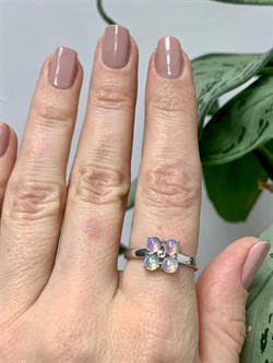 *Кольцо р.18 Опал Эфиопия арт. 01-2728/00ОБ-00-012 вес 2,42 г - фото 276522