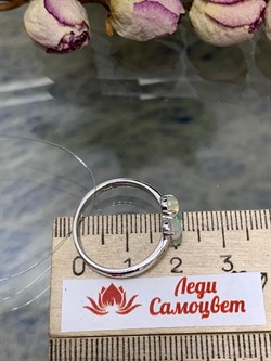 *Кольцо р.18 Опал Эфиопия арт. 01-2728/00ОБ-00-012 вес 2,42 г - фото 276525