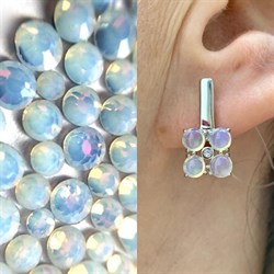 *Серьги Опал Эфиопия арт. 02-2728/00ОБ-00-366 вес 3,36 г - фото 276532