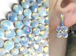 *Серьги Опал Эфиопия арт. 02-2728/00ОБ-00-366 вес 3,36 г - фото 276538