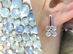 *Серьги Опал Эфиопия арт. 02-2728/00ОБ-00-366 вес 3,36 г - фото 276539