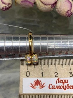 *Кольцо р.17,5 Опал Эфиопия арт. 01-2728/00ОБ-08-658 вес 2,39 г - фото 276574