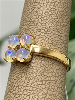 *Кольцо р.17,5 Опал Эфиопия арт. 01-2728/00ОБ-08-658 вес 2,39 г - фото 276578