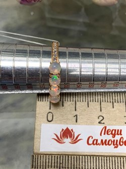 *Кольцо р.18 Опал Эфиопия арт. 01-2731/00ОБ-06-406 вес 2,58 г - фото 276594