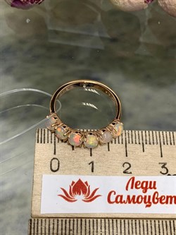 *Кольцо р.18 Опал Эфиопия арт. 01-2731/00ОБ-06-406 вес 2,58 г - фото 276597