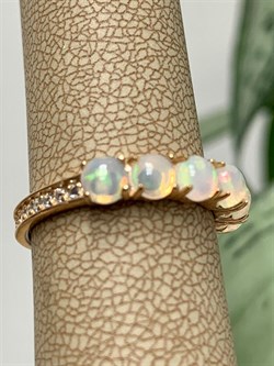 *Кольцо р.18 Опал Эфиопия арт. 01-2731/00ОБ-06-406 вес 2,58 г - фото 276599