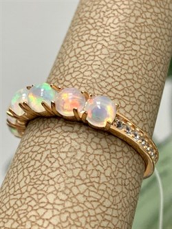 *Кольцо р.18 Опал Эфиопия арт. 01-2731/00ОБ-06-406 вес 2,58 г - фото 276600